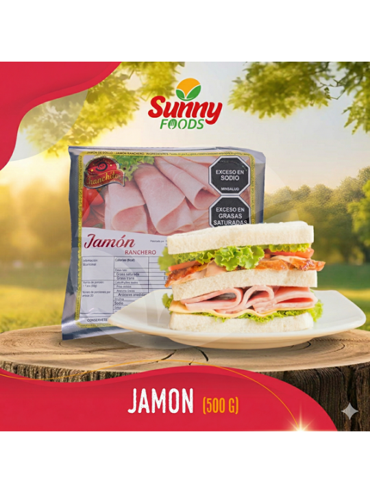 MORTADELA JAMONADAX500 GR