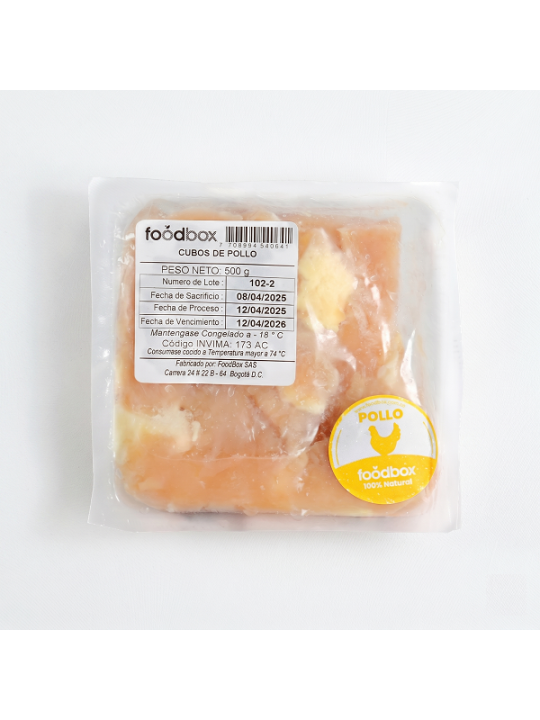 CUBOS DE POLLOX500GR2X1