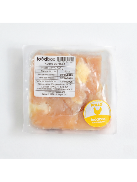 CUBOS DE POLLOX500GR2X1