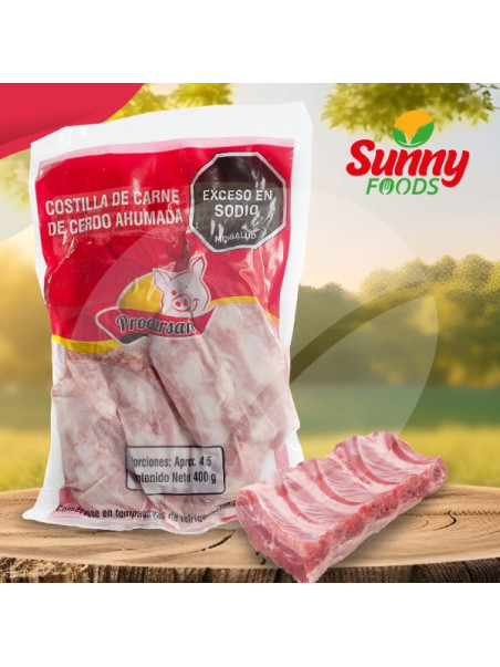 COSTILLAS DE CERDO  X 400 GR